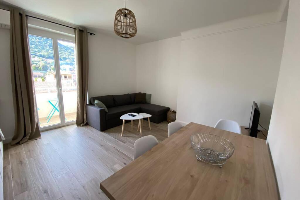 Ajaccio Magnifique T2 Neuf 40M2 Avec Balcon Au Trottel 4 Couchages Wifi Clim Parking Plage A Pieds 100M Luaran gambar