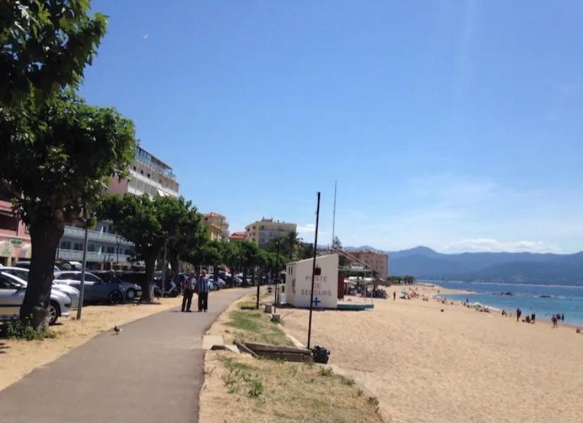 Ajaccio Magnifique T2 Neuf 40M2 Avec Balcon Au Trottel 4 Couchages Wifi Clim Parking Plage A Pieds 100M Luaran gambar