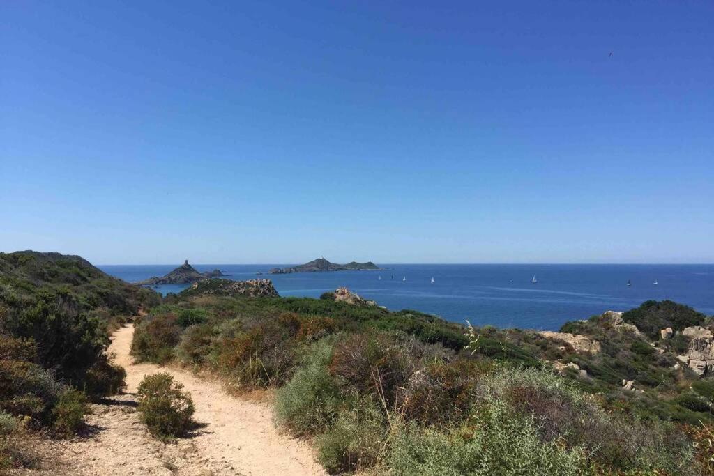Ajaccio Magnifique T2 Neuf 40M2 Avec Balcon Au Trottel 4 Couchages Wifi Clim Parking Plage A Pieds 100M Luaran gambar